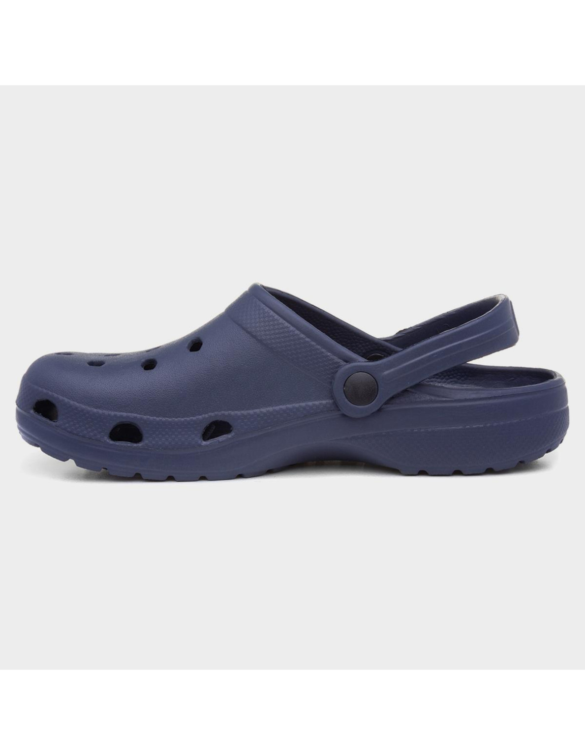 granatowe klapki casual