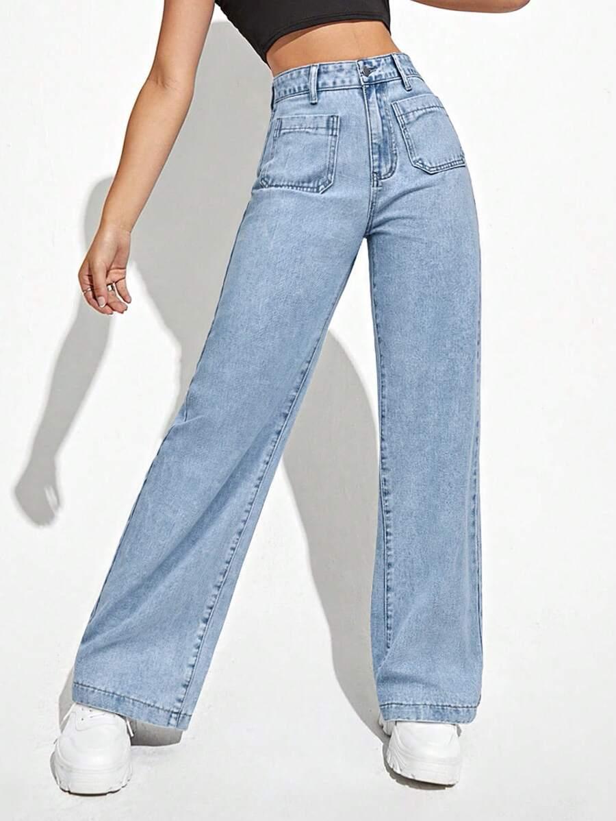 NIEBIESKIE SPODNIE JEANS