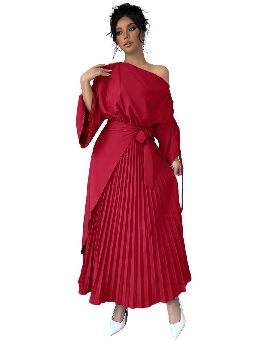 ELEGANCKA MAXI SUKIENKA KOKTAJLOWA 