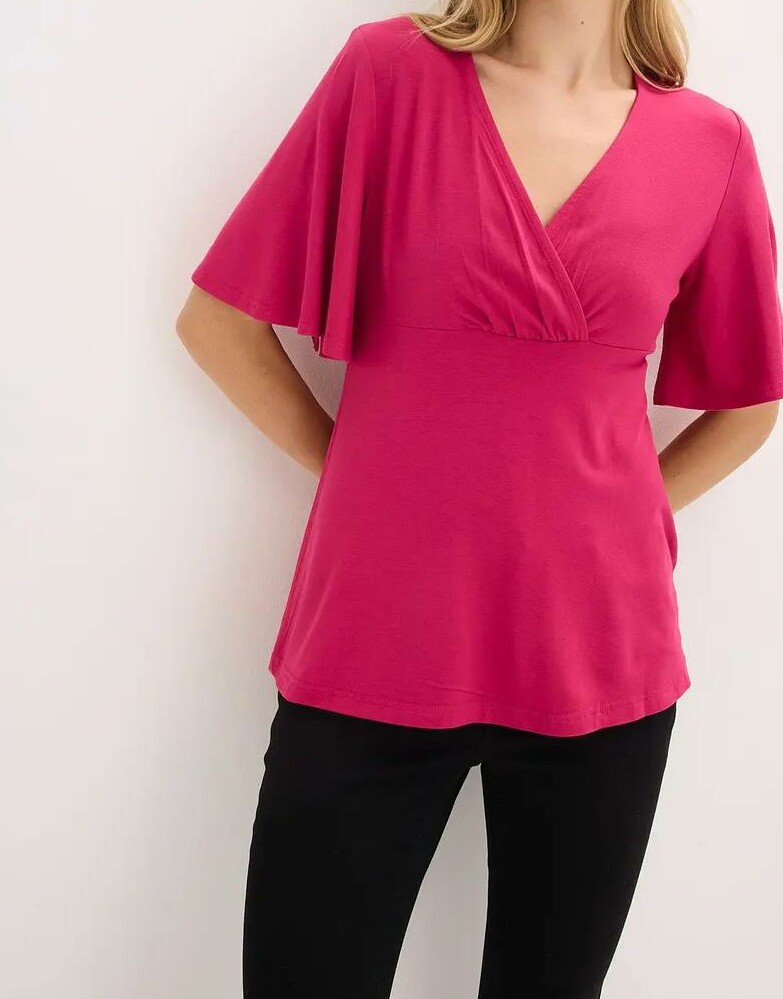 BLUZKA DAMSKA PLUS SIZE LUŹNA WISKOZOWA 