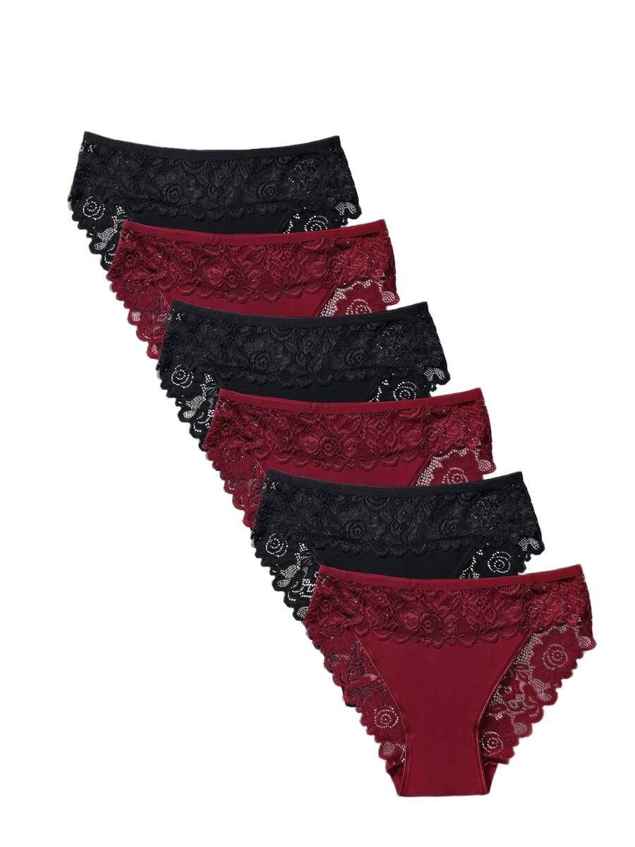 majtki koronka 6-pack
