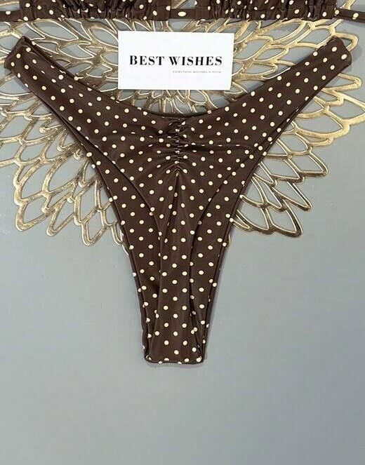 dół od bikini print