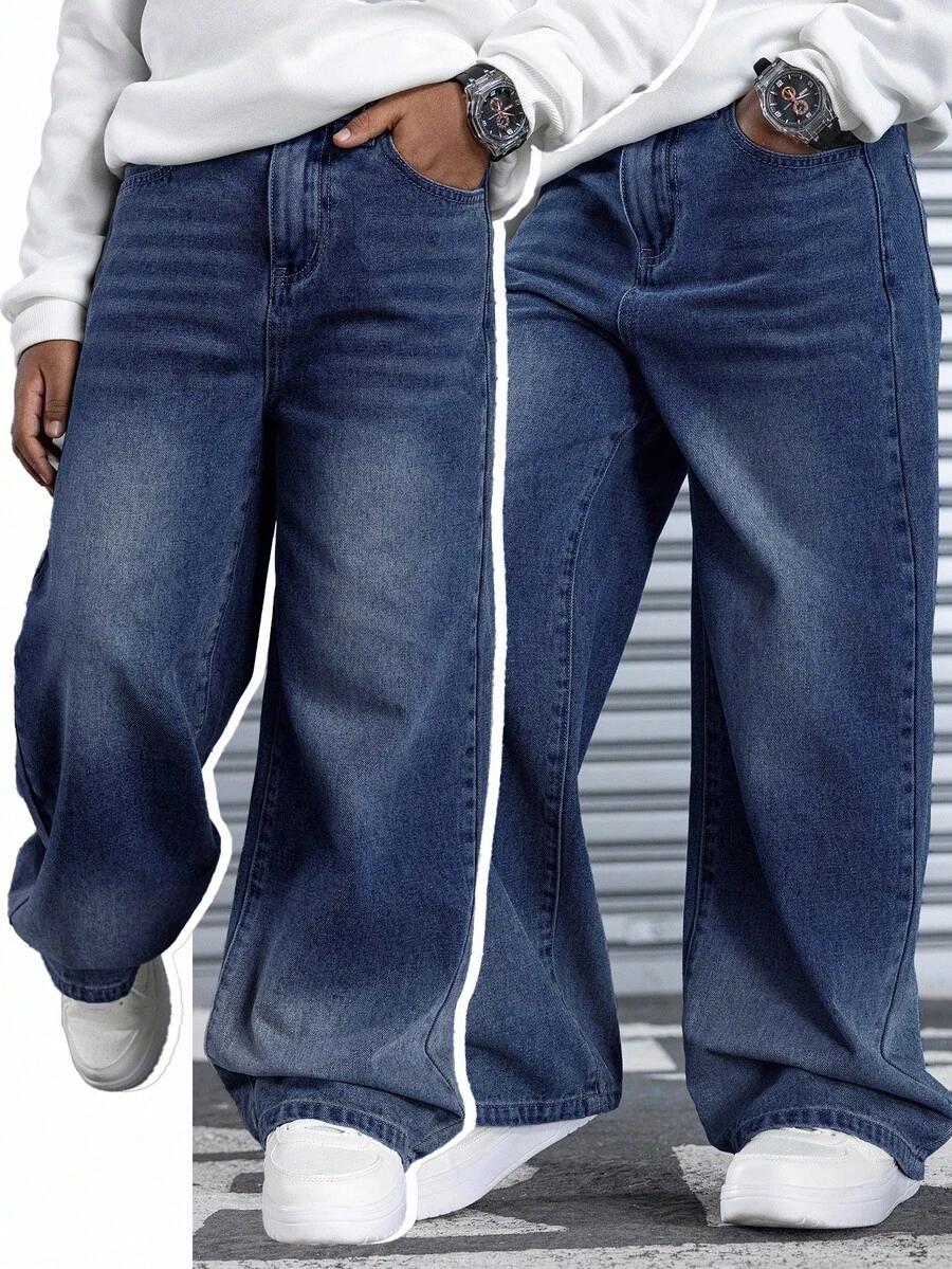 spodnie jeans szeroka nogawka