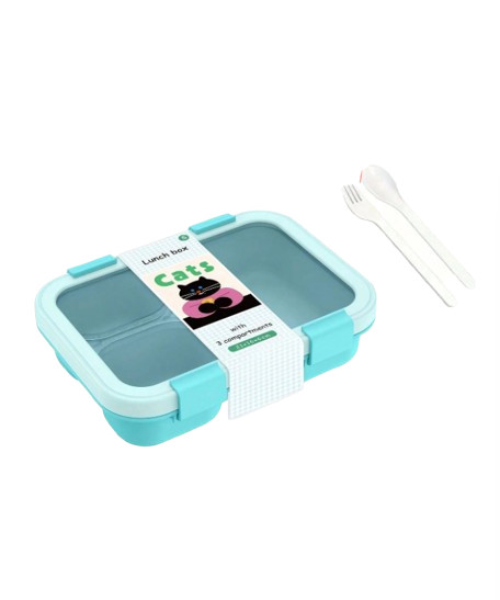 lunch box ze sztućcami