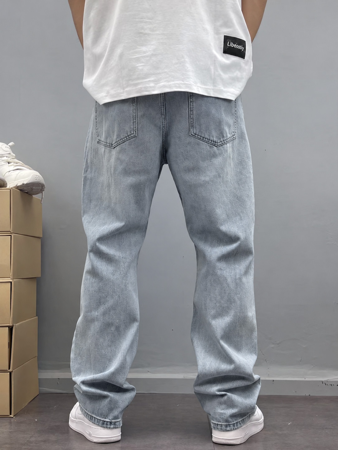 spodnie jeans przetarcia