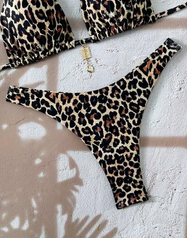 DÓŁ OD BIKINI leopard print 