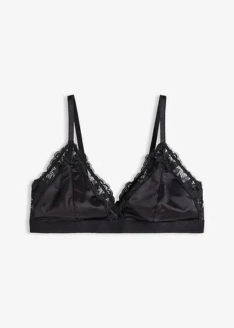 BIUSTONOSZ BRALETTE Z POŁYSKUJĄCEGO MATERIAŁU
