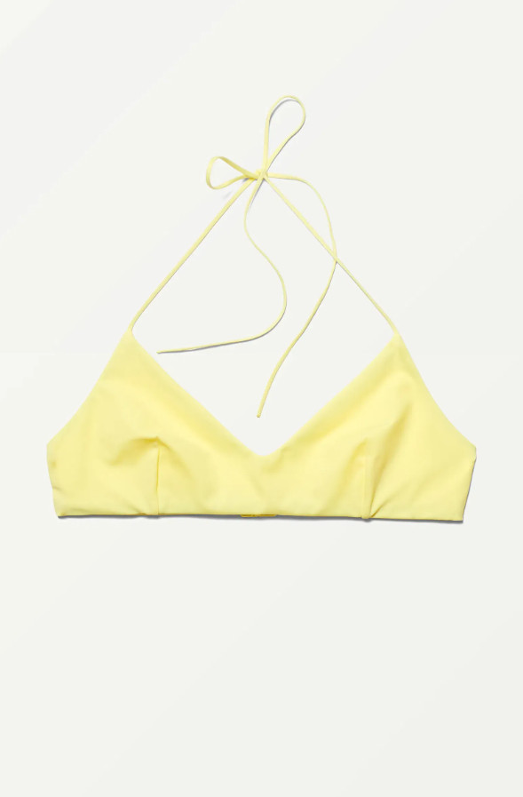 ŻÓŁTA GÓRA OD BIKINI WIĄZANIE