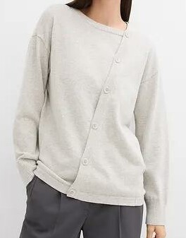 SWETER DAMSKI BAWEŁNIANY OKRĄGŁY DEKOLT