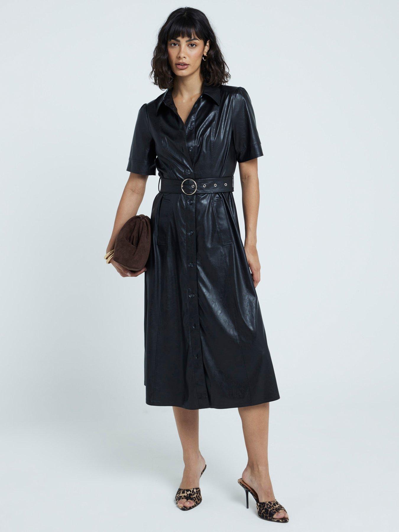 RIVER ISLAND SUKIENKA MIDI Z PASKIEM 