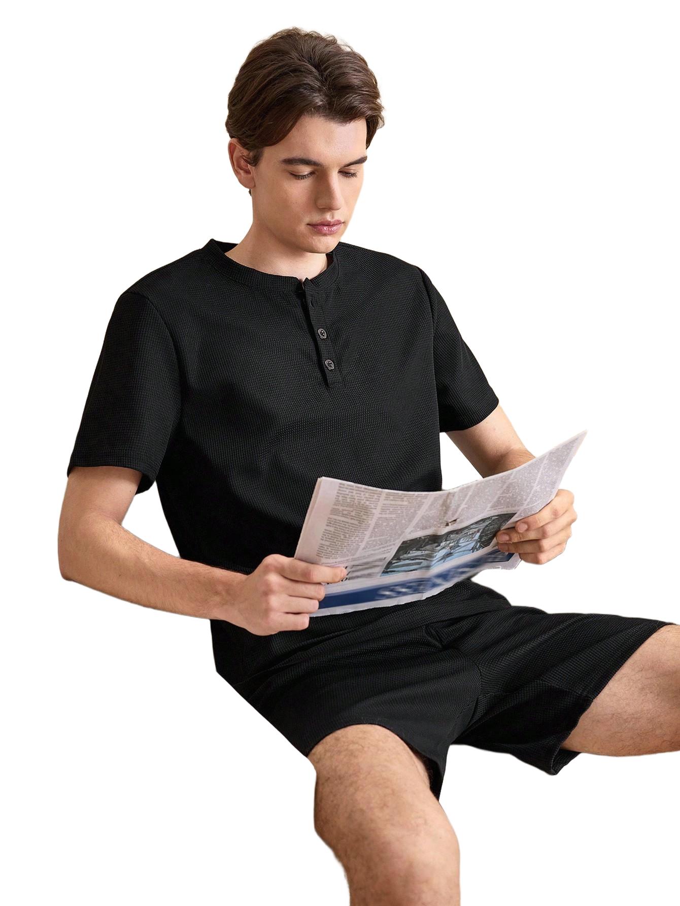 T-SHIRT MĘSKI Z OKRĄGŁYM DEKOLTEM