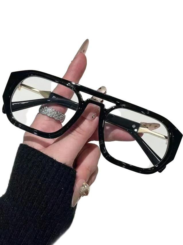 czarne okulary zerówki