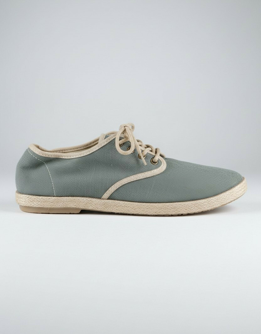 trampki espadryle wiązanie