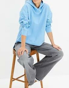 BLUZA OVERSIZE Z KAPTUREM