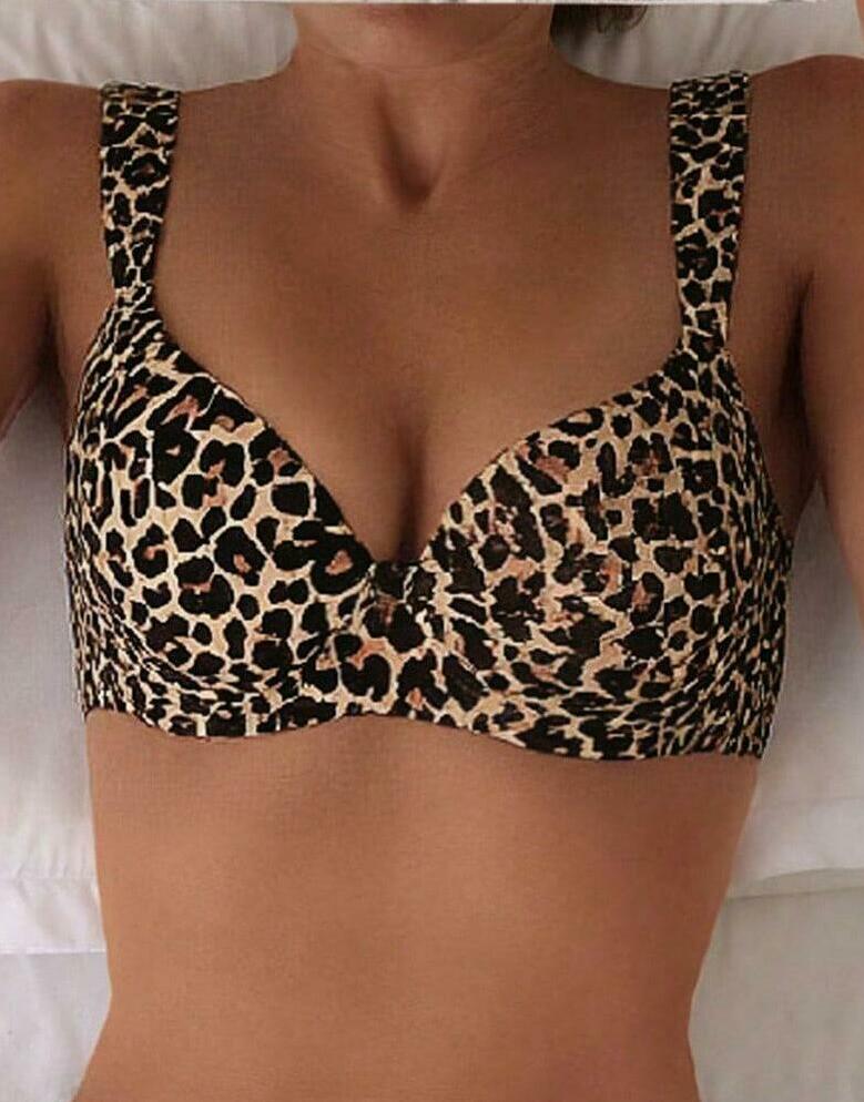 góra od bikini animal print 