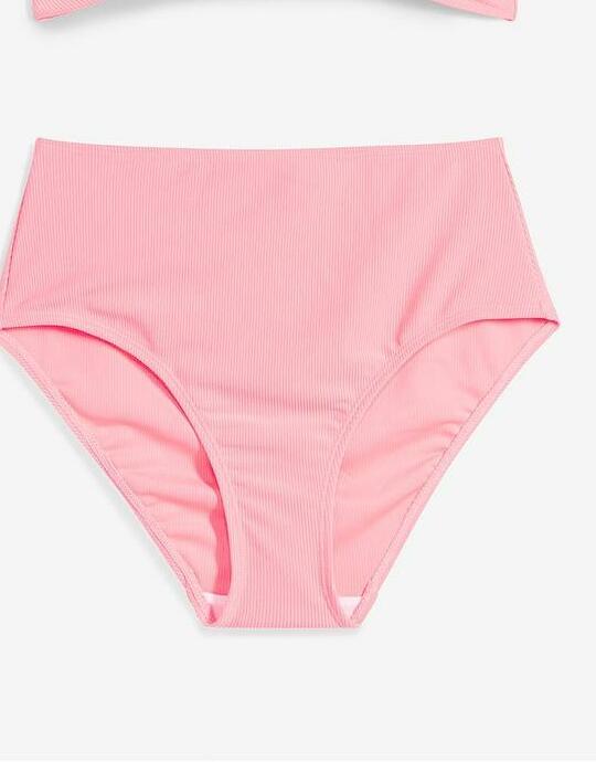 DÓŁ OD BIKINI PRĄŻKOWANY NEONOWY