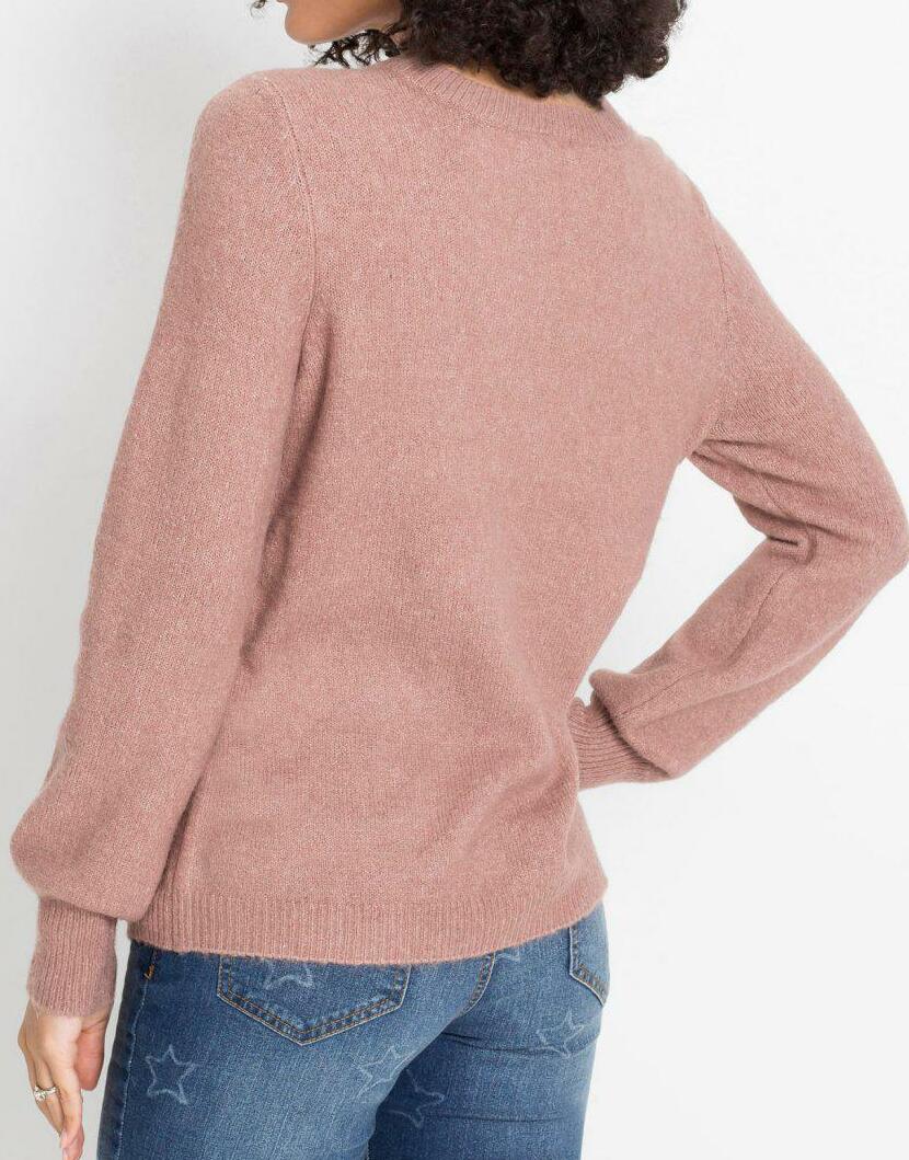RÓŻOWY SWETER DAMSKI