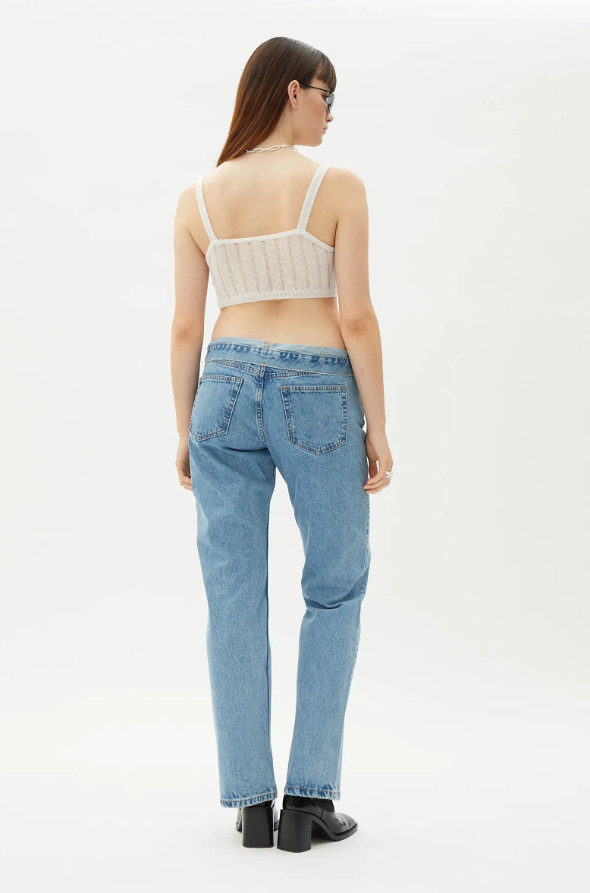 CROP TOP Z WEŁNĄ DZIANINA