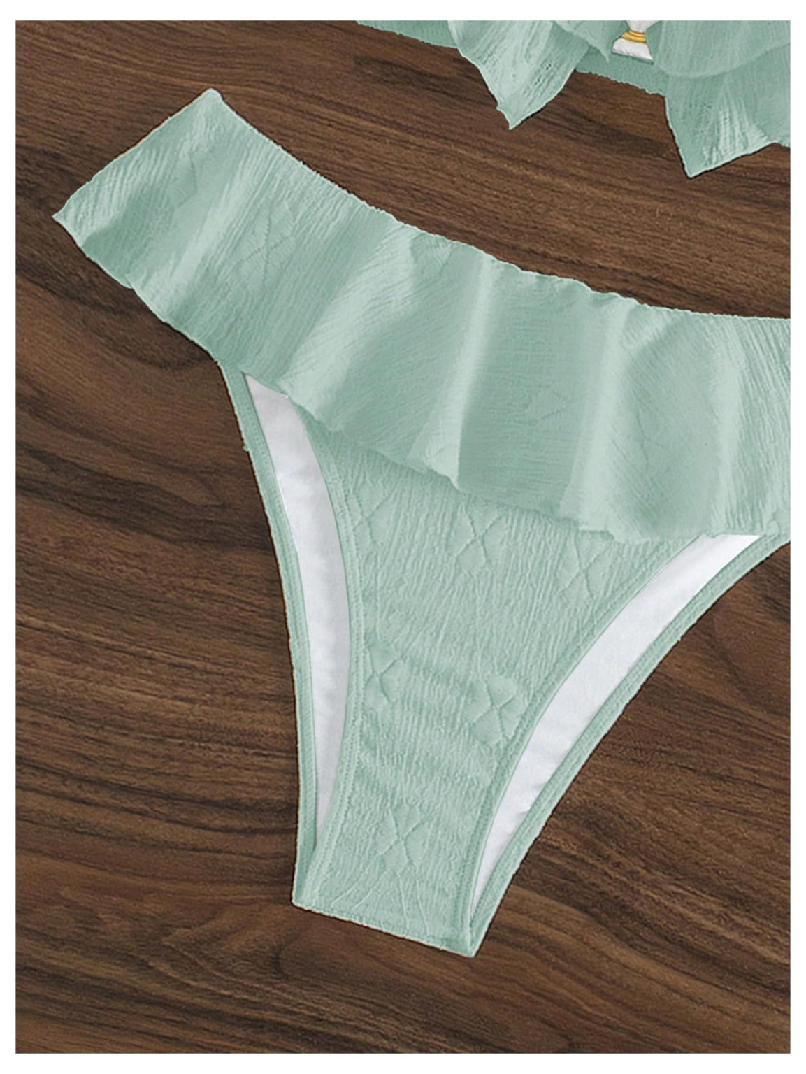 zielony komplet bikini