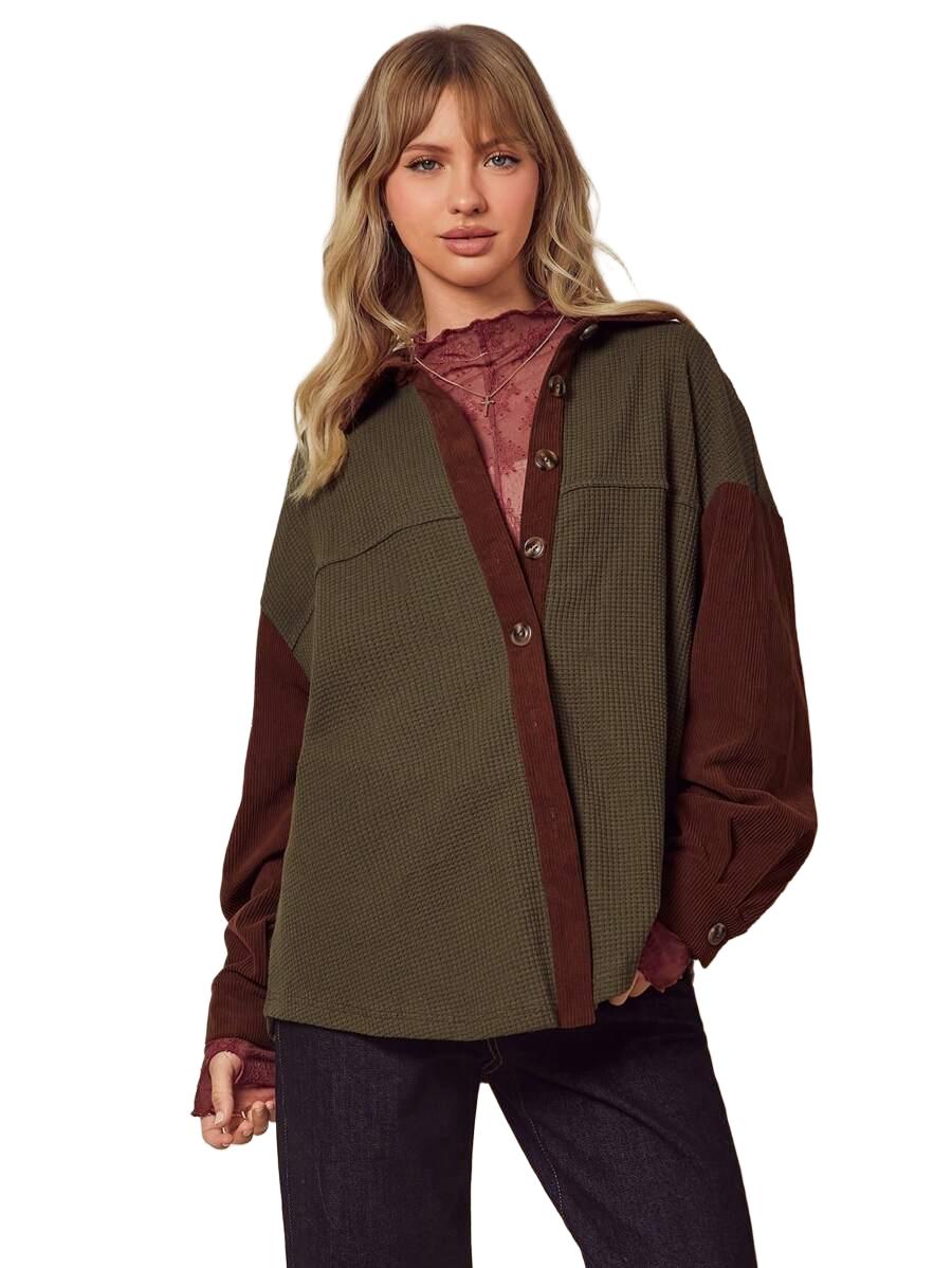 BLUZA ROZPINANA Z KOŁNIERZEM