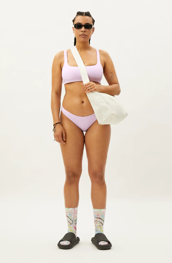 FIOLETOWA GÓRA OD BIKINI tekstura