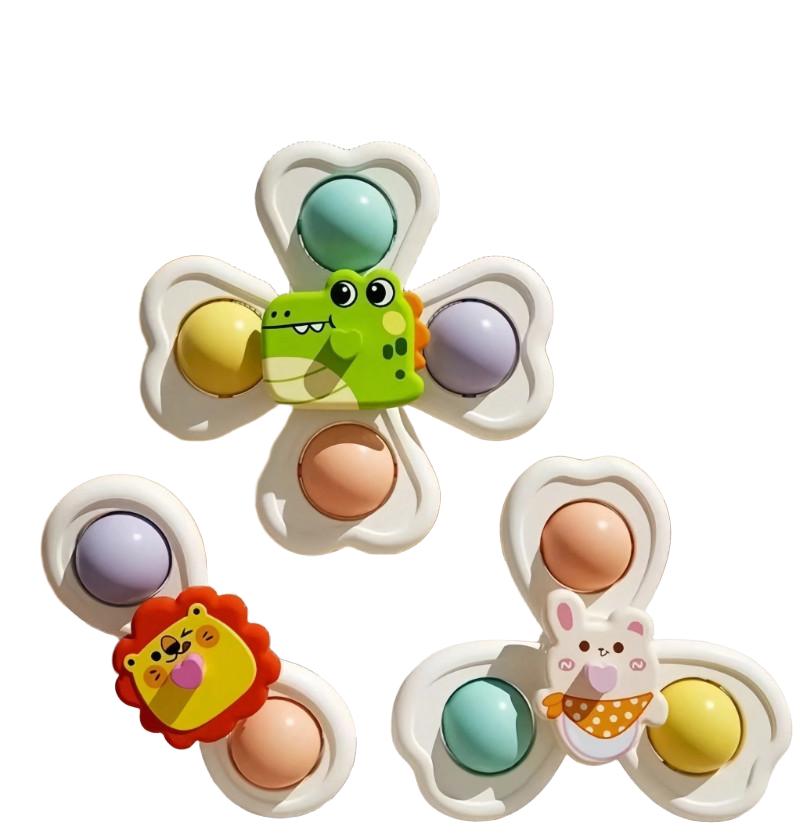 zabawki przyssawka 3-pack