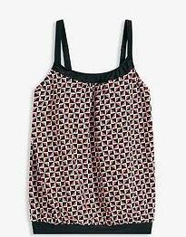 TOP OD TANKINI Z WZOREM