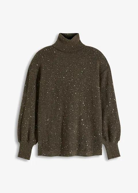 SWETER Z CEKINAMI