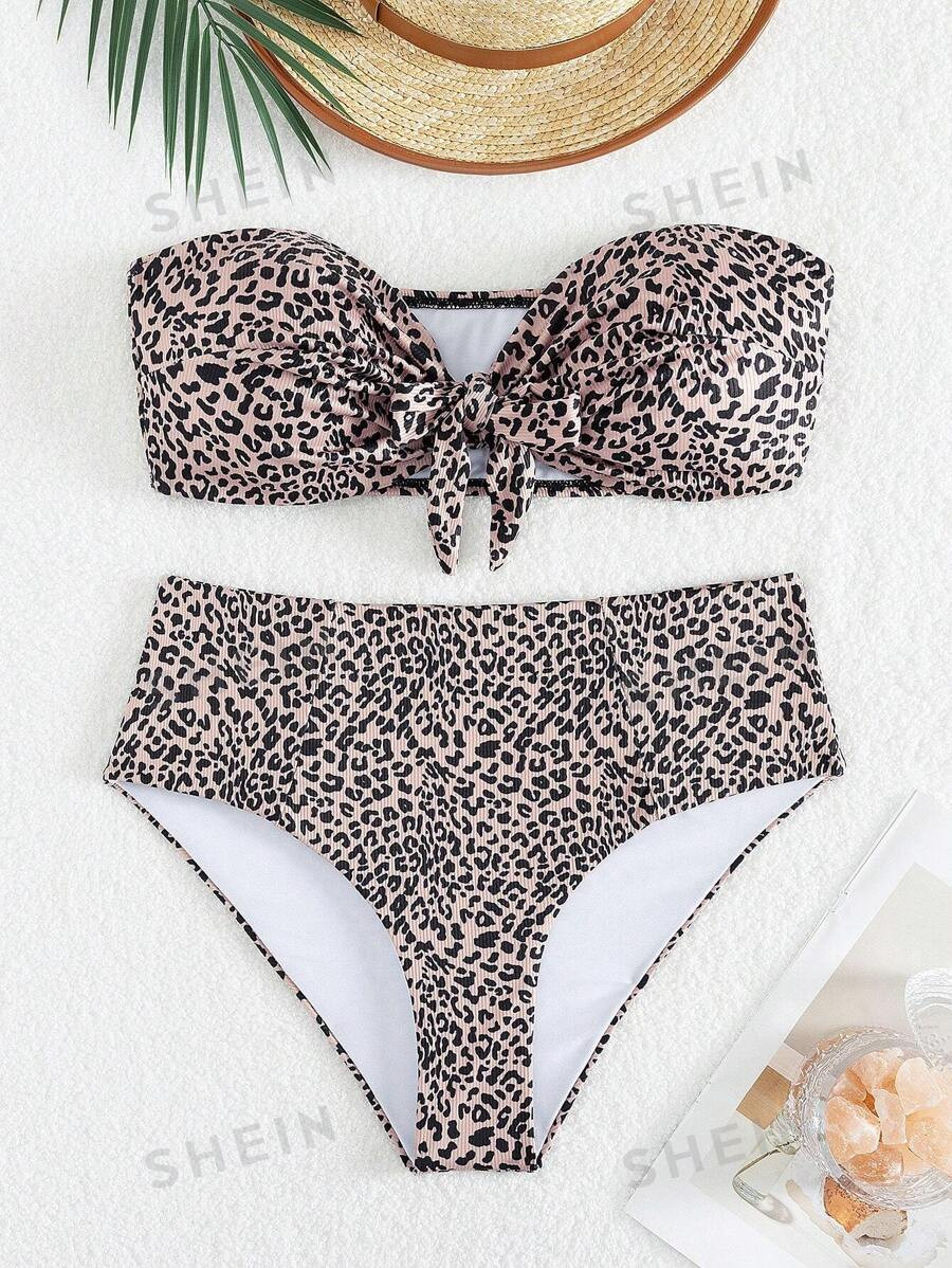 komplet bikini animal print 