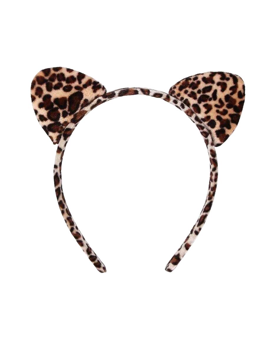 OPASKA NA GŁOWĘ LEOPARD PRINT