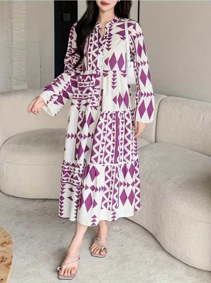 MAXI SUKIENKA PRINT