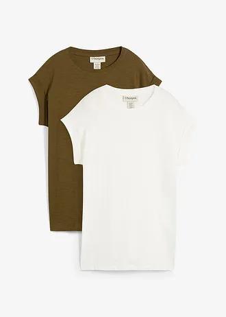 T-SHIRT DAMSKI BAWEŁNIANY OKRĄGŁY DEKOLT 1SZT