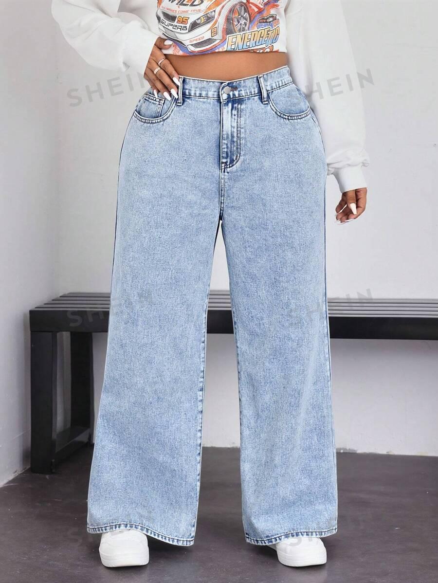 NIEBIESKIE SPODNIE JEANS