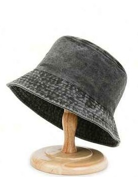 szary kapelusz bucket 