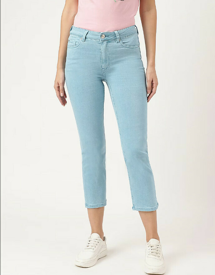 NIEBIESKIE SPODNIE JEANS T57-7574K-H5