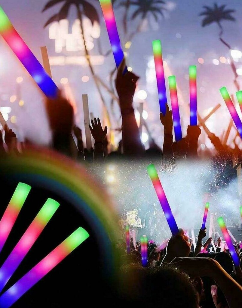 ŚWIECĄCE PAŁECZKI PIANKOWE LED 