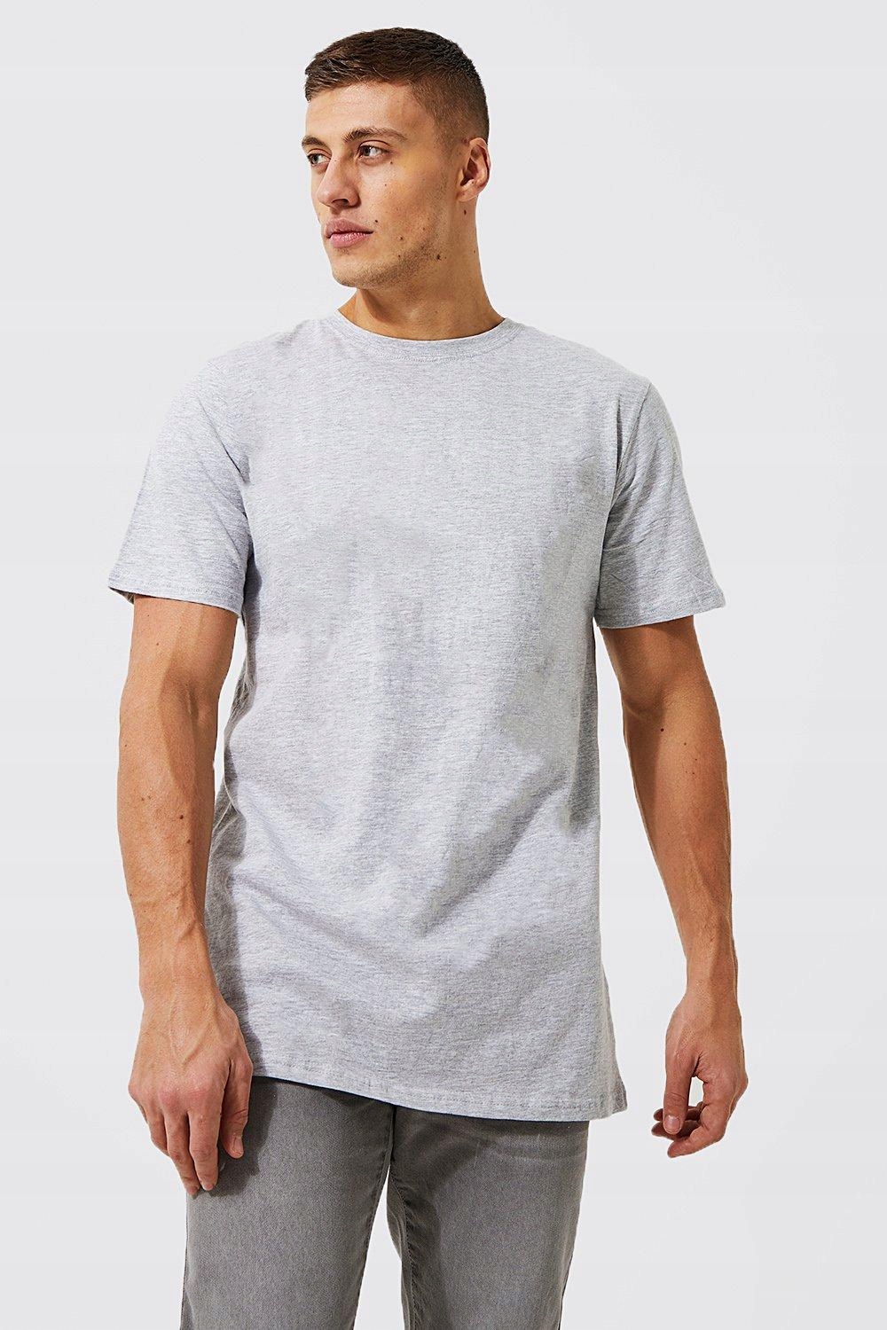 szary t-shirt basic