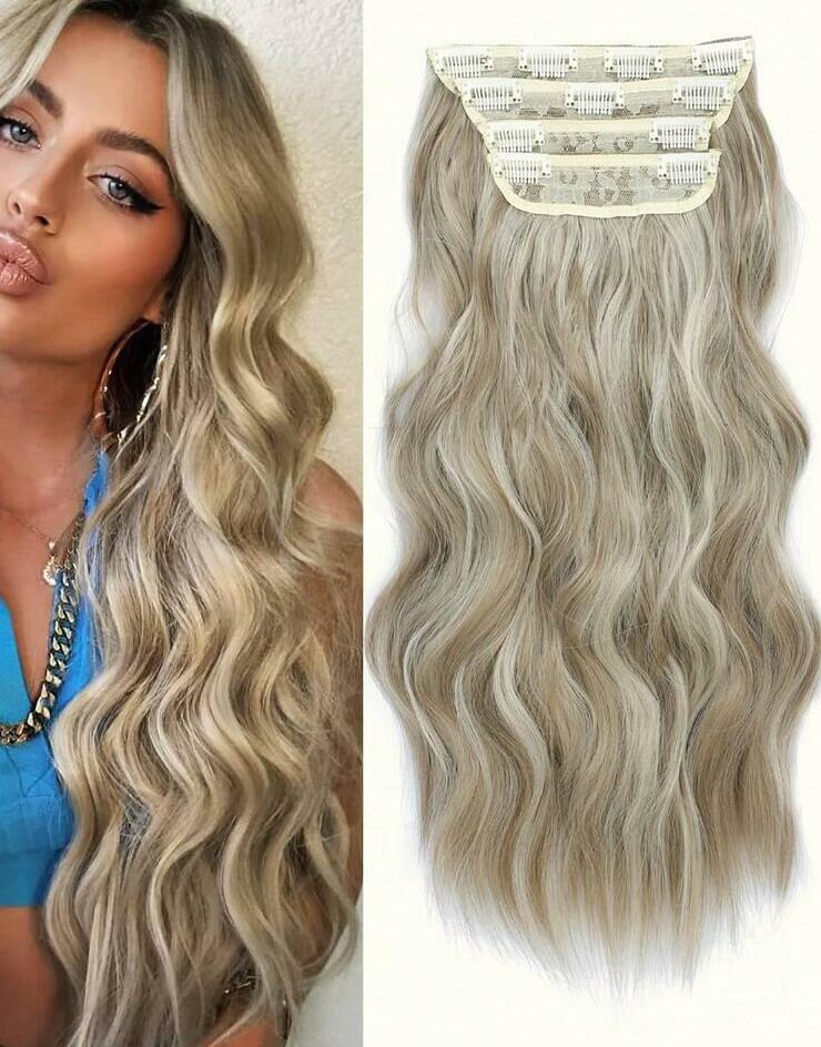 doczepiane blond włosy 
