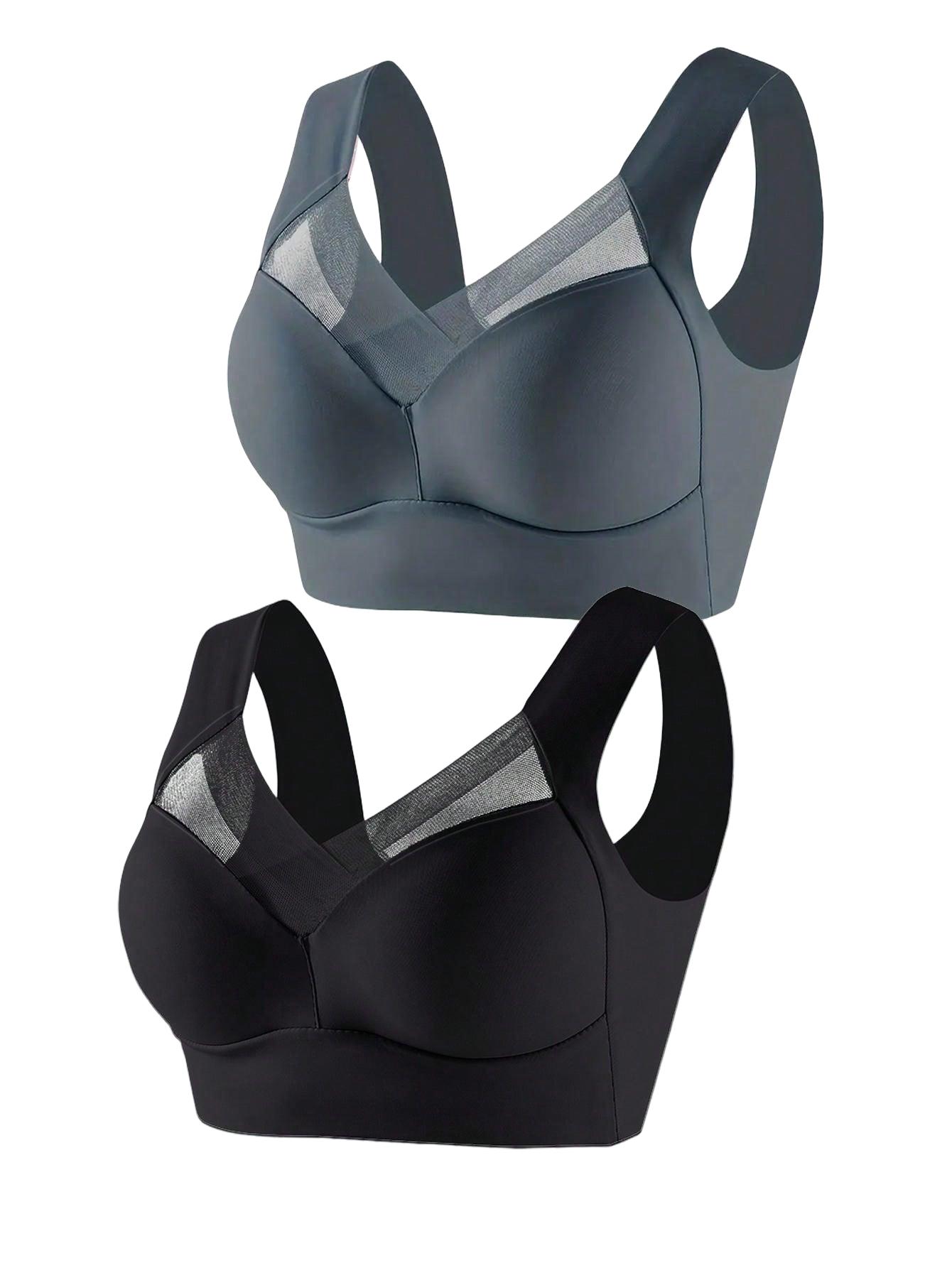BIUSTONOSZ SPORTOWY SIATECZKA 2-PACK