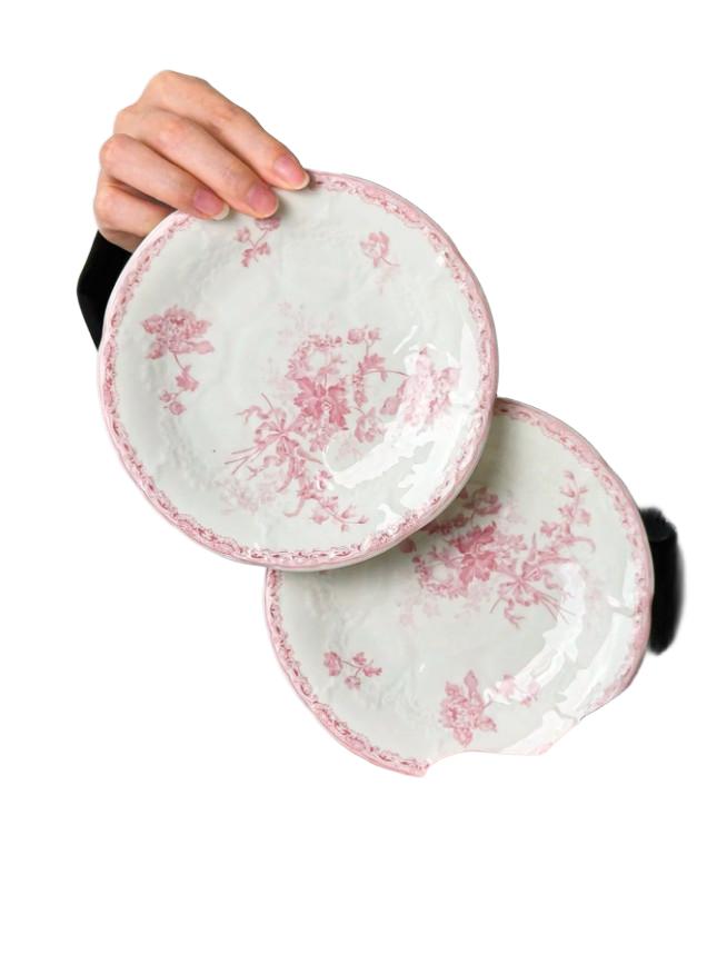 ceramiczny talerz zdobienie
