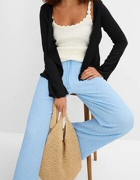 SPODNIE DAMSKIE CASUAL PROSTE PLUS SIZE
