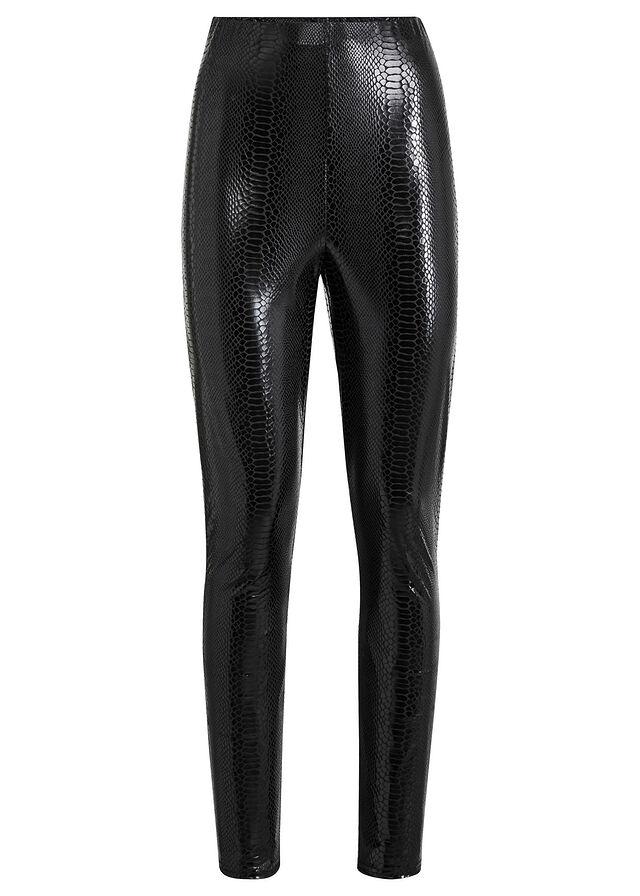 CZARNE LEGGINSY DAMSKIE 