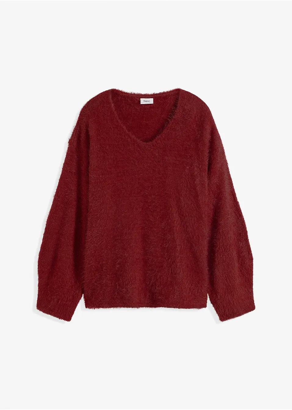 SWETER Z MIĘKKIEGO WŁÓKNA