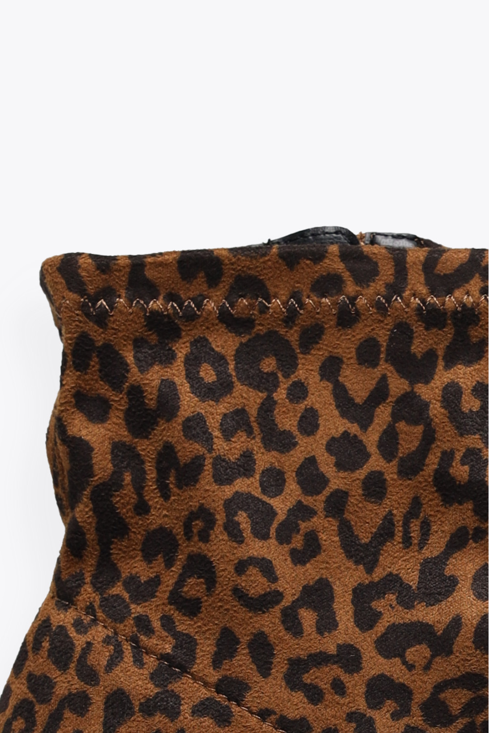 botki animal print obcas zamek