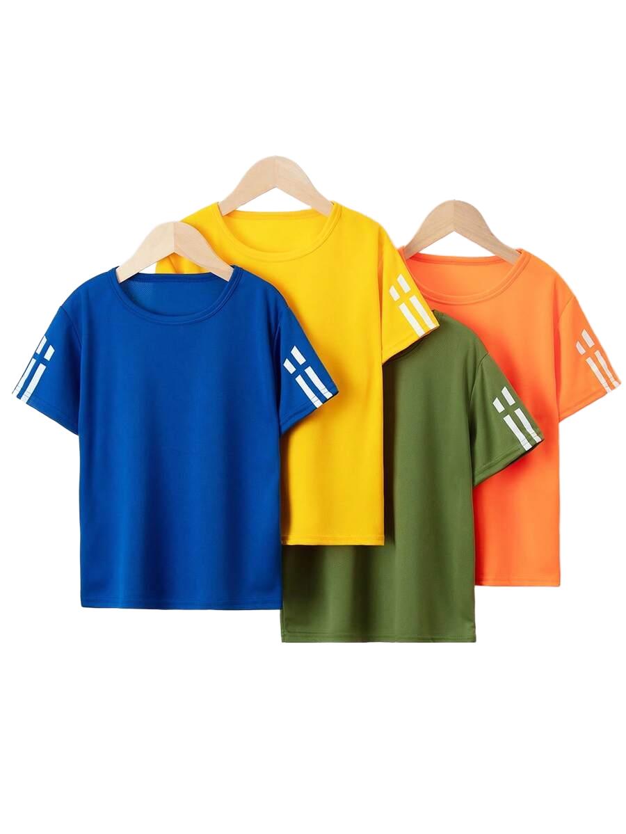 t-shirt z krótkim rękawem 4-pack