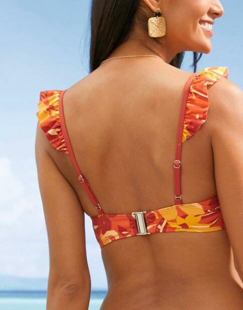 GÓRA OD BIKINI Z FALBANKĄ 