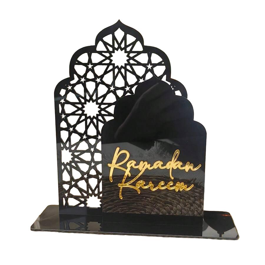 czarna dekoracja ramadan