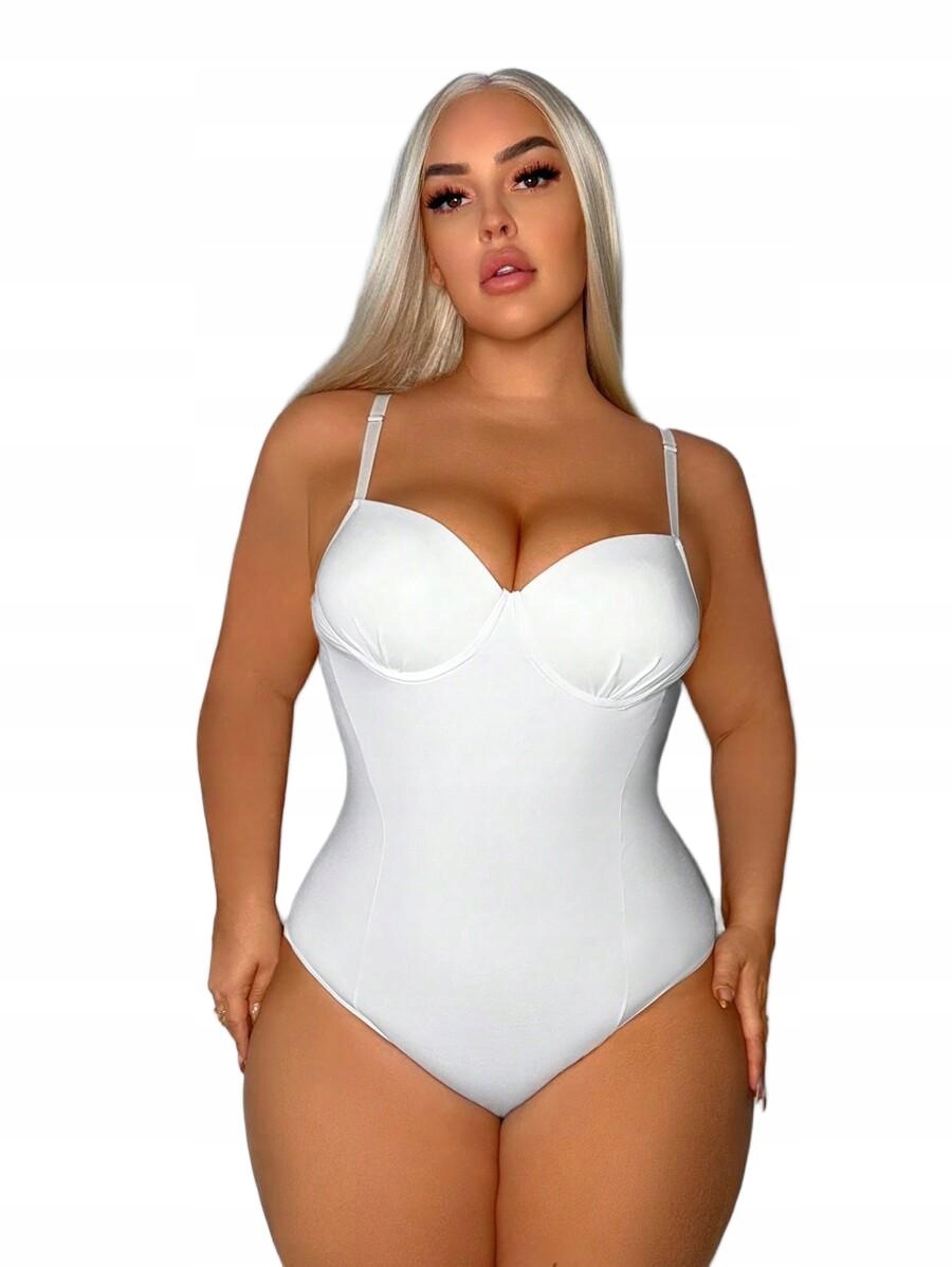 BIAŁE BODY RAMIĄCZKA