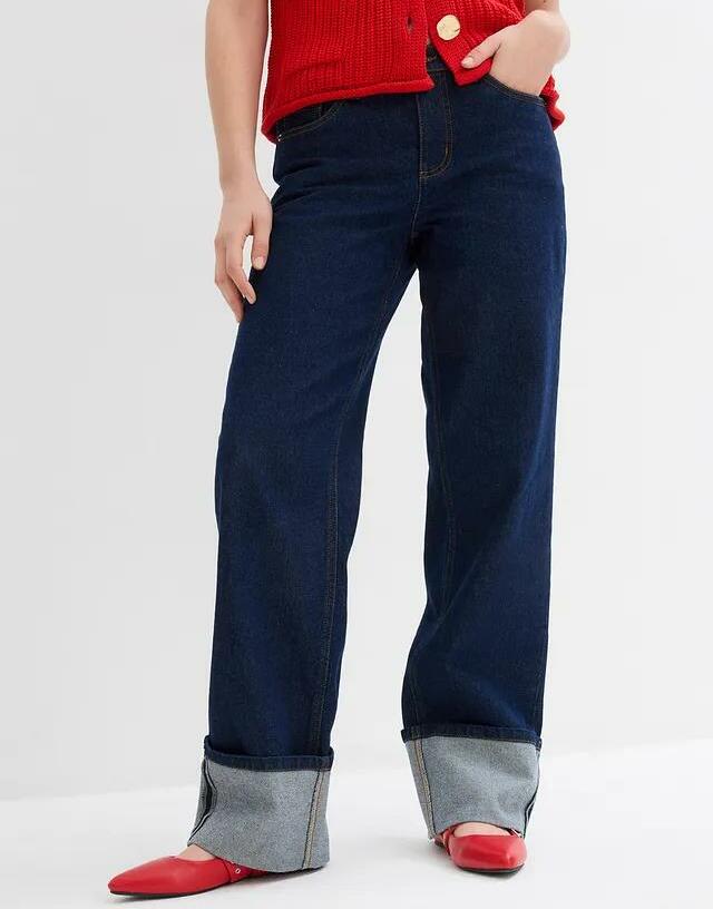 PROSTE JEANSY DAMSKIE