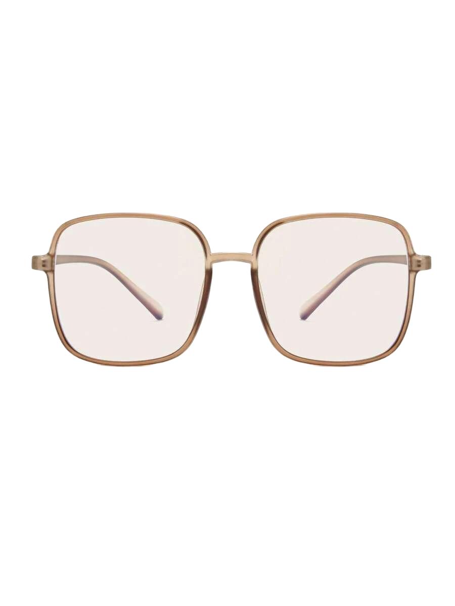 brązowe okulary zerówki